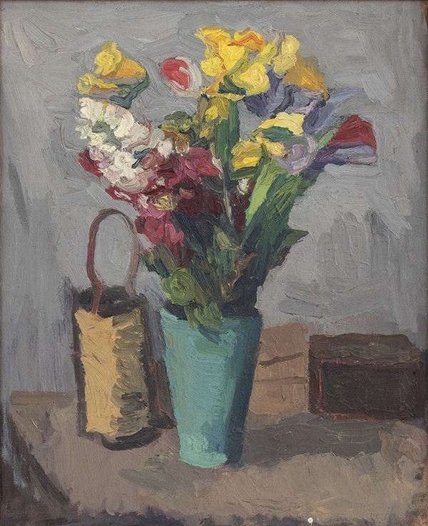 VIRGILIO GUZZI
Molfetta, 1902 - Roma, 1978 : Vaso di fiori...  - Asta ARTE MODERNA E CONTEMPORANEA DAL XIX AL XXI SECOLO Con una sezione dedicata all’arte a Roma tra le due guerre - Bertolami Fine Art - Casa d'Aste