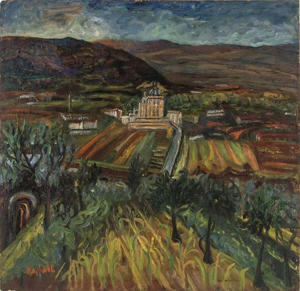 ANTONIETTA  RAPHA&#203;L MAFAI : Porziuncola di Assisi, 1949...  - Auction ARTE MODERNA E CONTEMPORANEA DAL XIX AL XXI SECOLO Con una sezione dedicata all’arte a Roma tra le due guerre - Bertolami Fine Art - Casa d'Aste