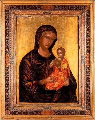 Icona raffigurante la Madonna "Madre della Consolazione" - Scuola Veneto Cretes...