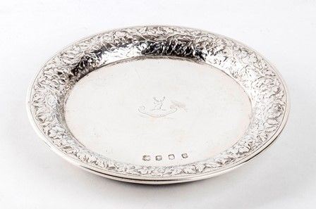 Argentieri Robert & W. Sorley, Sottobottiglia scozzese in argento 925/1000