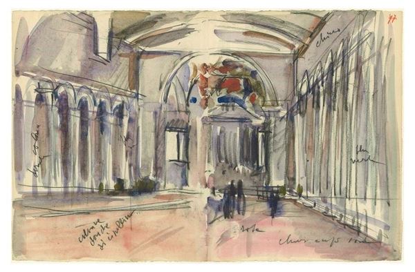 ANSELMO BUCCI
Fossombrone, 1887 - Monza, 1955 : San Pietro in Vincoli, 1933...  - Asta ARTE MODERNA E CONTEMPORANEA DAL XIX AL XXI SECOLO Con una sezione dedicata all’arte a Roma tra le due guerre - Bertolami Fine Art - Casa d'Aste