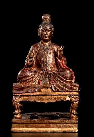 DIVINITÀ BUDDHISTA IN LEGNO
Giappone, XIX secolo
...  - Auction Arte Asiatica e Tribale - Bertolami Fine Art - Casa d'Aste