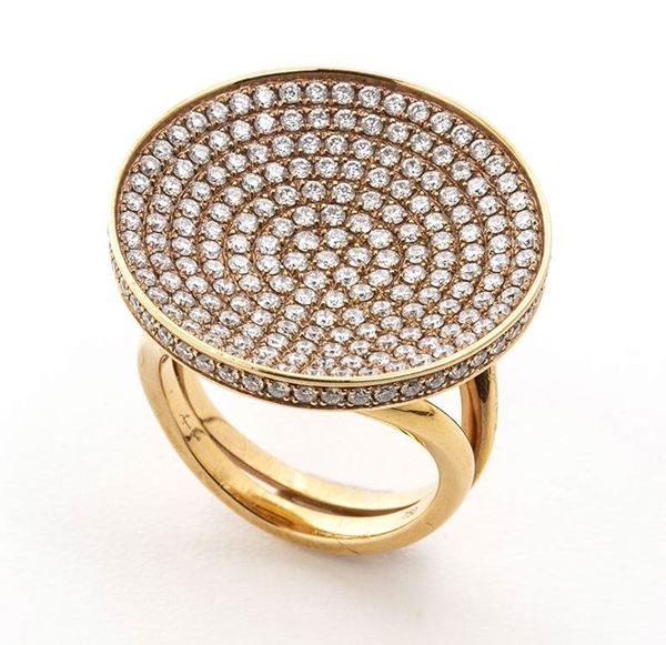 GIANNI CARITA': anello in oro e diamanti