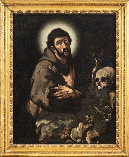 ATELIER DI BERNARDO STROZZI (Genova, 1581 - Venezia, 1644) - Estasi di San Francesco...