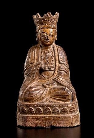 BODHISATTVA IN FERRO
Cina, dinastia Qing...