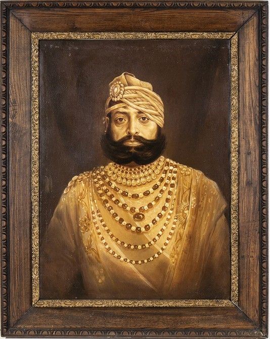 RITRATTO DEL MAHARAJA JASWANT SINGH II
...  - Auction Arte Asiatica e Tribale - Bertolami Fine Art - Casa d'Aste