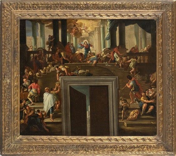 Luca Giordano - La cacciata dei mercanti dal Tempio...