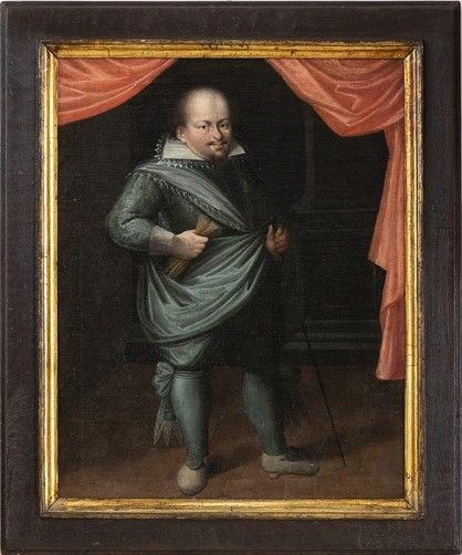 PITTORE TEDESCO DEL XVIII SECOLO - Ritratto di Joachim Friedrich Duca del Wurttemberg (1589 - 1628)...
