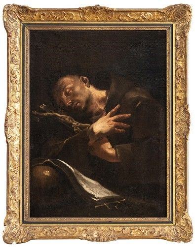 Estasi di San Francesco...  - Auction Dipinti, disegni e sculture dal XV al XIX secolo. - Bertolami Fine Art - Casa d'Aste