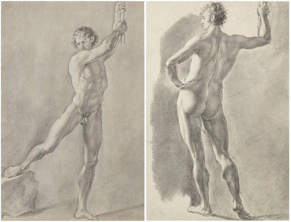 Coppia di nudi accademici...