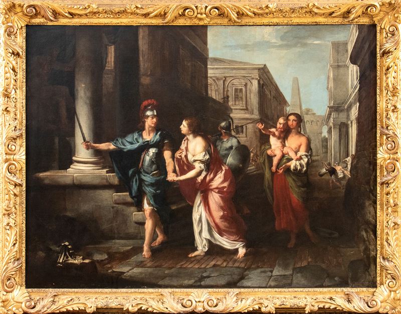 Francesco Fernandi L'imperiali - Il Commiato di Ettore e Andromaca