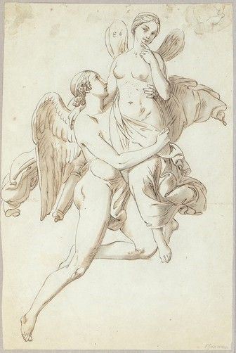 John Flaxman : Amore e Pscihe...  - Auction Dipinti, disegni e sculture dal XV al XIX secolo. - Bertolami Fine Art - Casa d'Aste