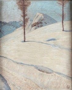 ANTONIO PASCHETTO (Torre Pellice, 1885 - Torino, 1963) - Altavalle di Susa (Bardonecchia)...