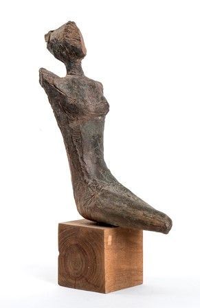 PINO CONTE (Palo del Colle, Bari, 1915 - Colleferro, 1997) : Nudo di donna seduta, 1988...  - Auction MARIA PIA E AMINTORE FANFANI - Bertolami Fine Art - Casa d'Aste