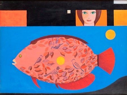 KAZIMIERZ MIKULSKI (Cracovia, 1918 - 1998) - Aquarium, 1967...