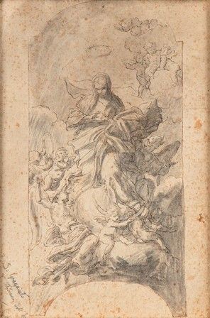 Corrado Giaquinto - Studio per la "Madonna dell'Assunta"...