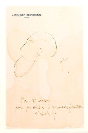 FANFANI, Amintore - Vignette e disegni - anni '40 - (Pieve Santo Stefano, 6 feb...  - Auction Maria Pia e Amintore Fanfani: Memorabilia, Onorificenze, Fashion&Luxury, Opere e Oggetti d'Arte, Arredi. - Bertolami Fine Art - Casa d'Aste