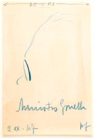 FANFANI, Amintore - Vignette e disegni - anni '40 - (Pieve Santo Stefano, 6 feb...  - Auction Maria Pia e Amintore Fanfani: Memorabilia, Onorificenze, Fashion&Luxury, Opere e Oggetti d'Arte, Arredi. - Bertolami Fine Art - Casa d'Aste