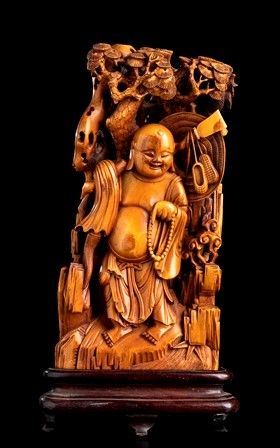 BUDAI IN AVORIO
Cina, inizio del XX secolo...  - Auction Arte Asiatica e Tribale - Bertolami Fine Art - Casa d'Aste