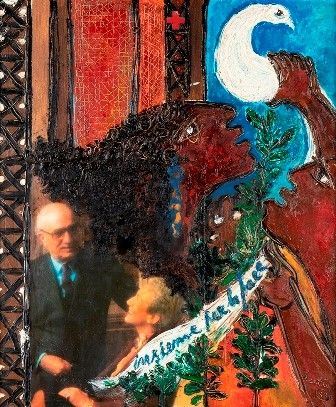 BERTINA LOPES (Maputo, 1924 - Roma, 2012) : Insieme per la pace, 1988...  - Asta MARIA PIA E AMINTORE FANFANI - Bertolami Fine Art - Casa d'Aste