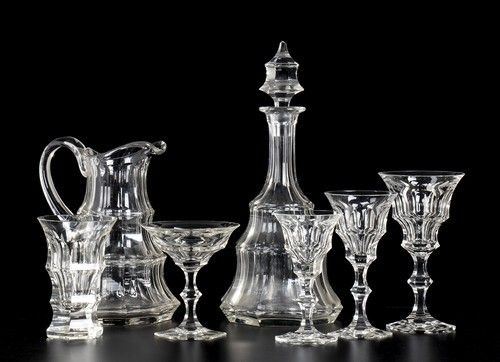 Part of glasses serving set...  - Auction MARIA PIA E AMINTORE FANFANI - Bertolami Fine Art - Casa d'Aste