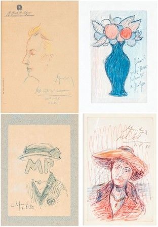 FANFANI, Amintore  (Pieve Santo Stefano, 6 febbraio 1908 – Roma, 20 novembre 19...  - Asta Maria Pia e Amintore Fanfani: Memorabilia, Onorificenze, Fashion&Luxury, Opere e Oggetti d'Arte, Arredi. - Bertolami Fine Art - Casa d'Aste