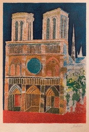 FRANCO GENTILINI (Faenza, 1909 - Roma, 1981) : Notre Dame...  - Auction MARIA PIA E AMINTORE FANFANI - Bertolami Fine Art - Casa d'Aste