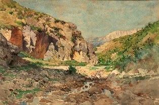 ENRICO COLEMAN (Roma, 1846 - 1911) : Rieti
...  - Asta Arte moderna e contemporanea. Dipinti, disegni, sculture e stampe d'autore del XIX e del XX secolo - Bertolami Fine Art - Casa d'Aste