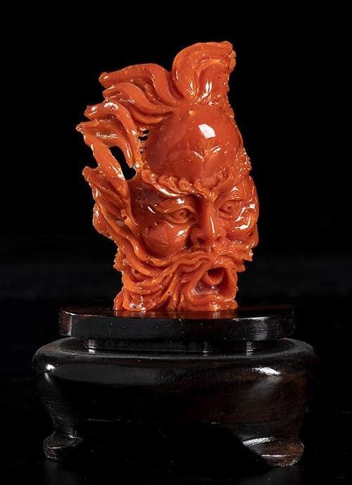 Scultura in corallo Cerasuolo...
