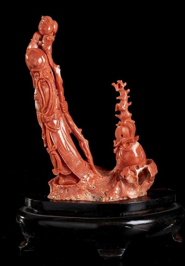 Scultura in corallo Cerasuolo...