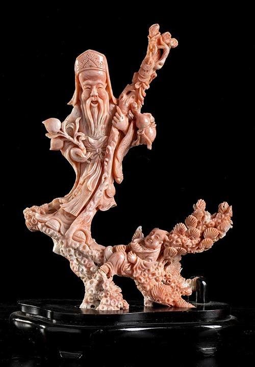 Scultura in corallo Cerasuolo...