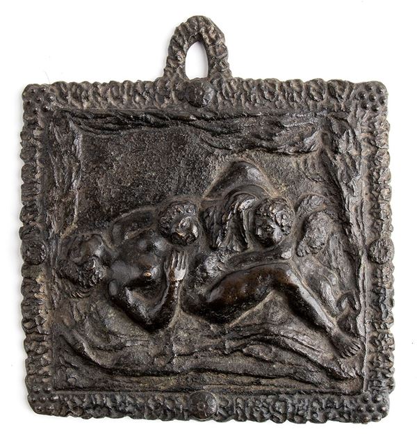 Plaque with erotic scene (The Birth?)