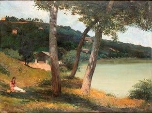 RODOLFO VILLANI (Roma, 1881 - 1941) - Paesaggio, 1927...