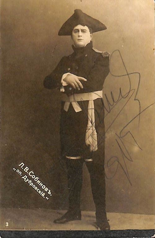 Leonid Vital'evic Sobinov (Jaroslavl' 1872 – Riga 1934) ...