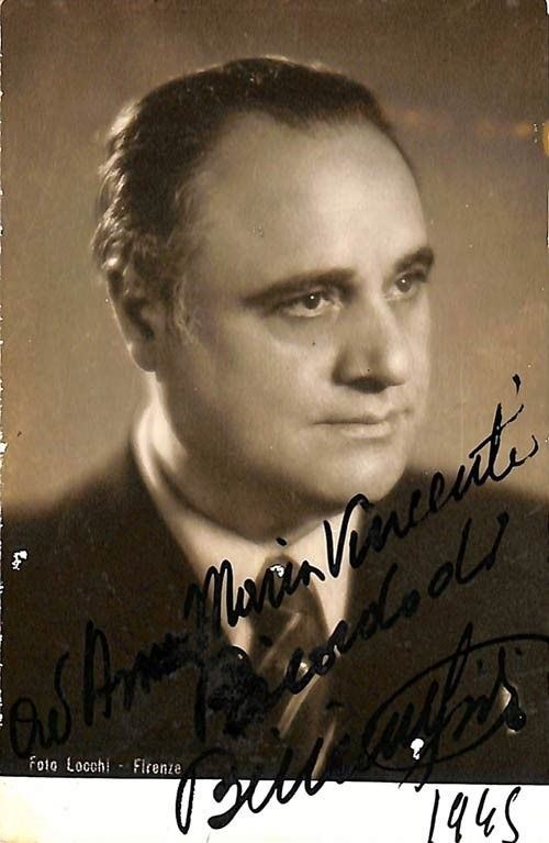 Beniamino Gigli (Recanati 1890 – Roma 1957) ...  - Asta Grandi cantanti d'opera: la collezione La Guardia di fotografie con autografo (1890 - ‘2000) - Bertolami Fine Art - Casa d'Aste