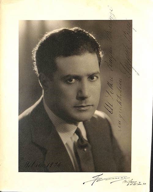 Augusto Beuf (Palermo 1887 - Verona 1969)...  - Asta Grandi cantanti d'opera: la collezione La Guardia di fotografie con autografo (1890 - ‘2000) - Bertolami Fine Art - Casa d'Aste