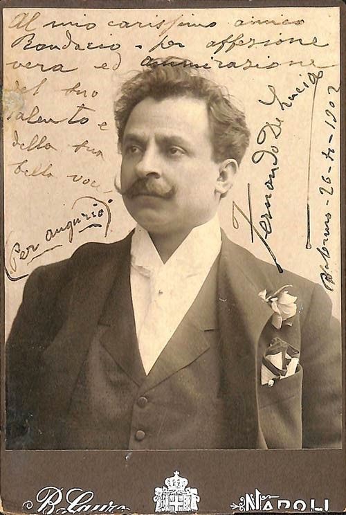 Fernando De Lucia (Napoli 1860 – Napoli 1925)...