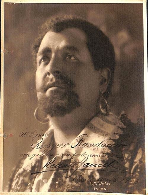 Renato Zanelli, nato Zanelli-Morales (Valparaiso 1892 – Santiago del Cile 1935)...  - Auction Grandi cantanti d'opera: la collezione La Guardia di fotografie con autografo (1890 - ‘2000) - Bertolami Fine Art - Casa d'Aste