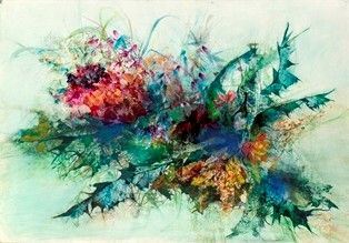 RENZO VESPIGNANI : Fiori...  - Asta Arte moderna e contemporanea. Dipinti, disegni, sculture e stampe d'autore del XIX e del XX secolo - Bertolami Fine Art - Casa d'Aste