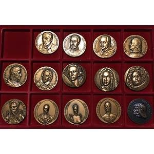 FIRENZE. Lotto composto da 14 medaglie commemorative in bronzo del Convegno Int...
