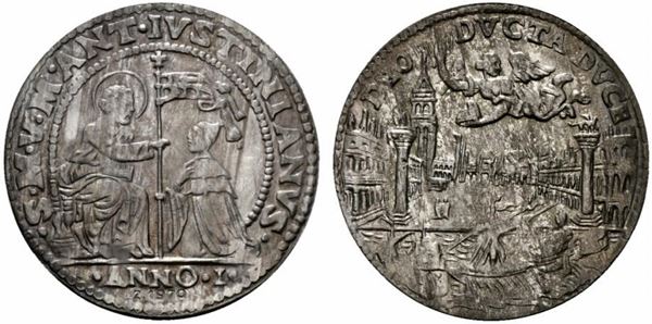 VENEZIA. Medaglia riproduzione Osella di Venezia Ag (10,3 g - 37,1 mm)....  - Asta MARIA PIA E AMINTORE FANFANI - Bertolami Fine Art - Casa d'Aste