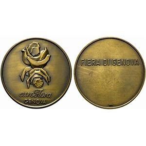 GENOVA. Medaglia Fiera di Genova Euro Flora. AE (122 g - 70.6 mm)....