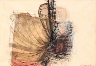 MARIO PUCCIARELLI : Astratto, 1962...  - Auction Arte moderna e contemporanea. Dipinti, disegni, sculture e stampe d'autore del XIX e del XX secolo - Bertolami Fine Art - Casa d'Aste