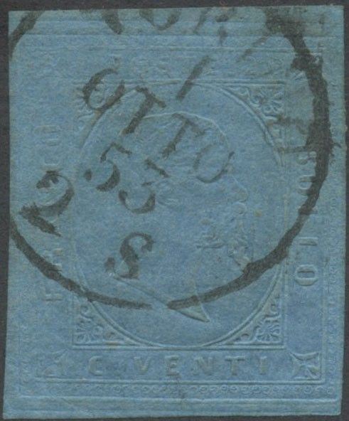 Sardinia II issue - cancellation 1st day