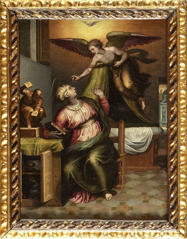 MARCELLO VENUSTI (Mazzo di Valtellina, 1510 - Roma, 1579) - Annunciazione...