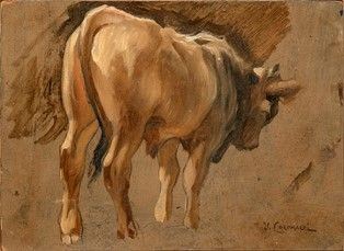 UMBERTO COROMALDI (Roma, 1870 - 1948) : Bue...  - Auction Arte moderna e contemporanea. Dipinti, disegni, sculture e stampe d'autore del XIX e del XX secolo - Bertolami Fine Art - Casa d'Aste