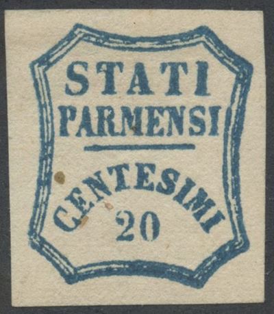 Parma/gov. Provvisorio, 20 Cent. Nuovo
