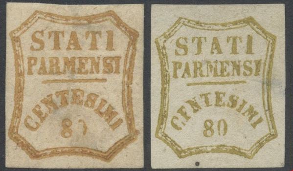Parma - G.P. 80cent. in due diversi colori