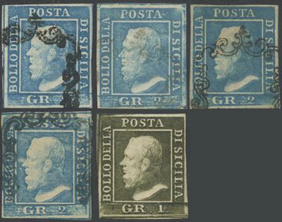 Sicilia - Insieme di 5 Valori