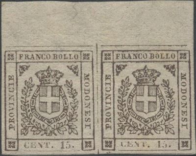 G.p. Modena - Coppia del 15 Cent. Bruno